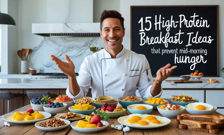 15 High-Protein Breakfast Ideas That Prevent Mid-Morning Hunger 15 High-Protein Breakfast Ideas That Prevent Mid-Morning Hunger