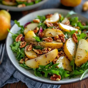 Pear Walnut Salad