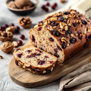 Cranberry Walnut Bread