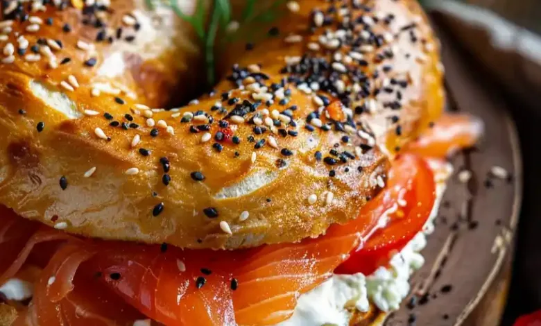 Smoked Salmon Bagel Smoked Salmon Bagel