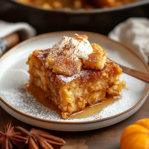 Pumpkin Spice French Toast Casserole