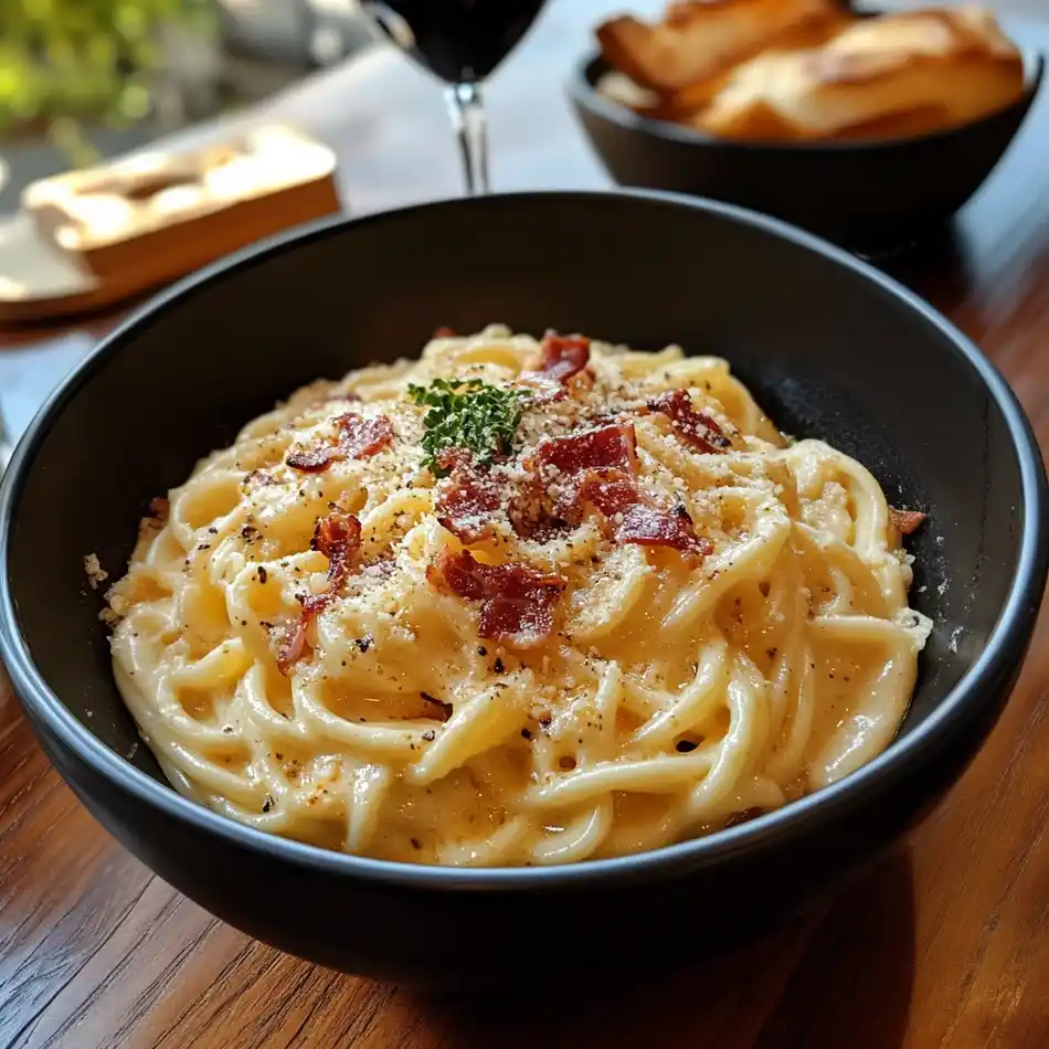 bacon carbonara pasta