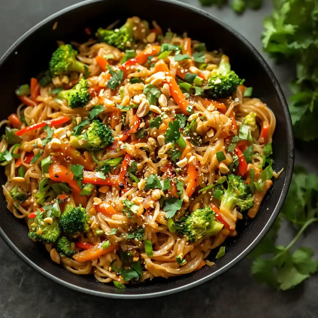 Peanut Noodle Stir Fry