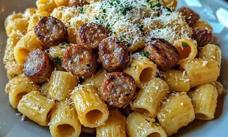 Garlic Butter Sausage Pasta (30-Minutes) Garlic Butter Sausage Pasta (30-Minutes)
