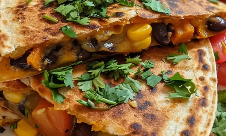 Candy Potato Black Bean Quesadillas Candy Potato Black Bean Quesadillas