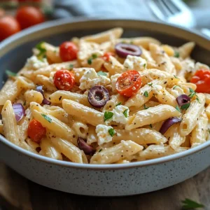 Greek Pasta with Feta