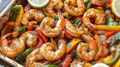 Sheet Pan Shrimp Fajitas (Easy One-Pan Meal)