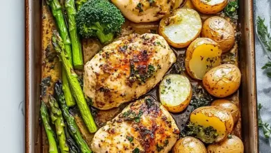 Sheet Pan Garlic Butter Chicken and Veggies
