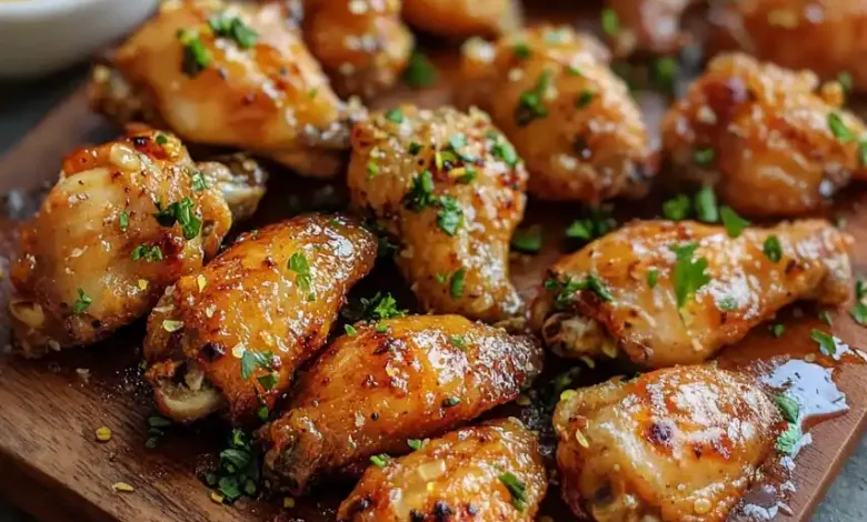 Baked Lemon Garlic Hen Wings (Simple & Flavorful) Baked Lemon Garlic Hen Wings (Simple & Flavorful)