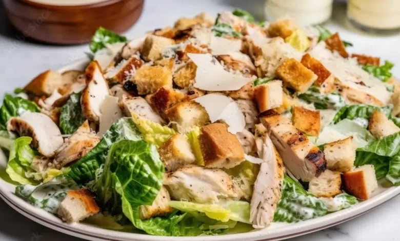 Hen Caesar Salad Recipe
