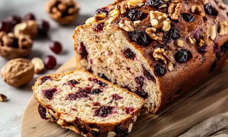 Cranberry Walnut Bread Recipe Cranberry Walnut Bread Recipe