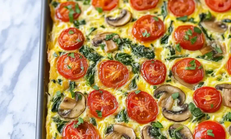 Straightforward Sheet Pan Frittata (35-Minutes) Straightforward Sheet Pan Frittata (35-Minutes)