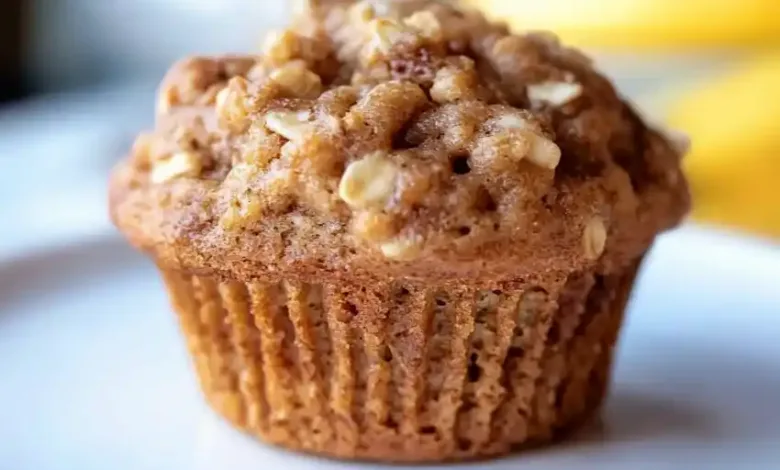 Wholesome Banana Oatmeal Muffins Wholesome Banana Oatmeal Muffins