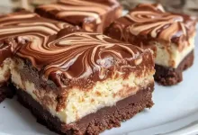 Nutella Cheesecake Bars