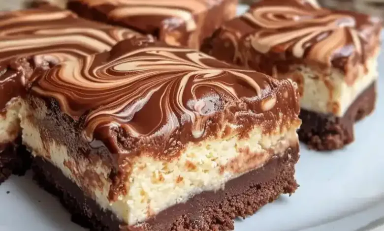 Nutella Cheesecake Bars Nutella Cheesecake Bars