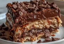 Chocolate Peanut Butter Lasagna