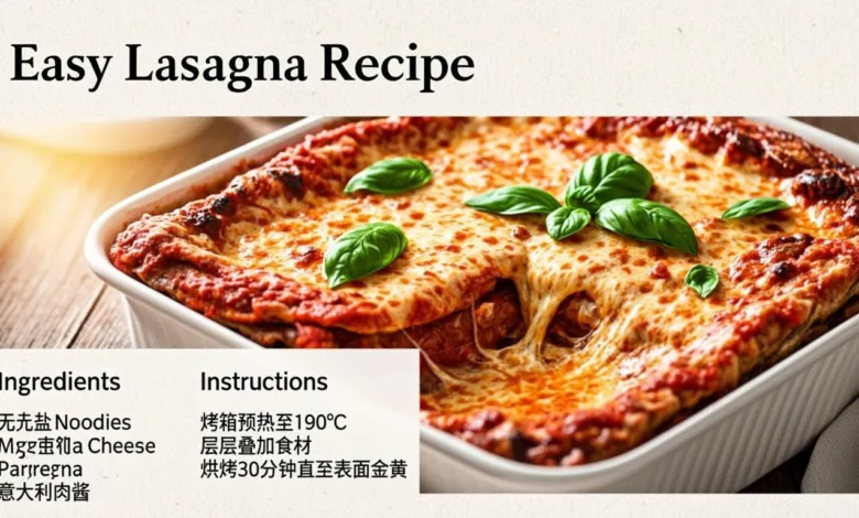 Easy Lasagna Recipe