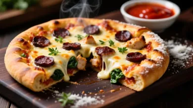 High Protein Keto Calzone