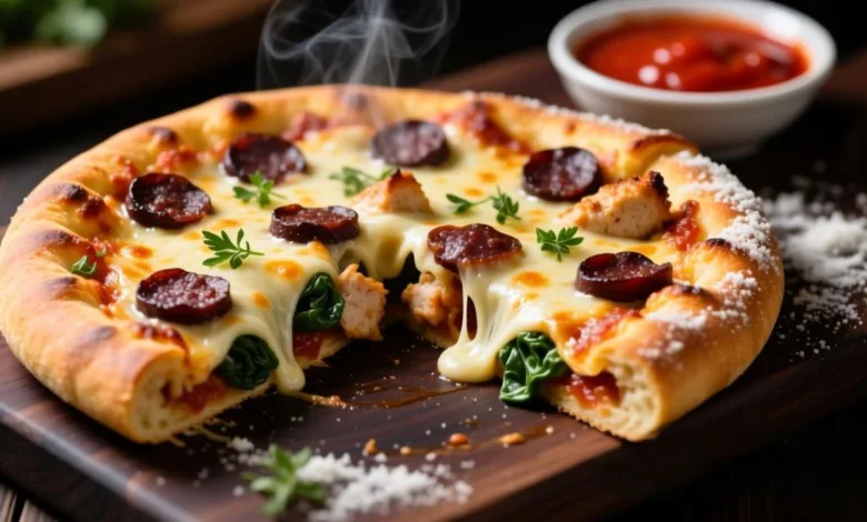 High Protein Keto Calzone