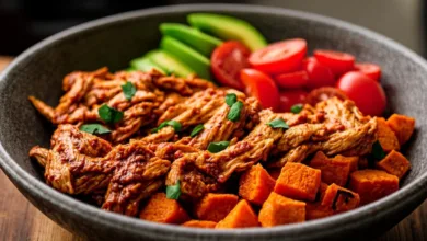 Chicken and Sweet Potato Bowls