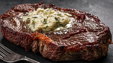 Garlic Butter Steak with Parmesan Cream Sauce