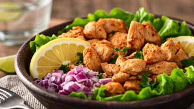 Lemon Chili Grilled Chicken Bowls