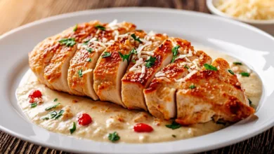 Creamy Garlic Parmesan Chicken Breast