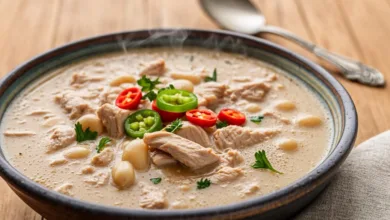 Healthy High Protein White Chicken Chili