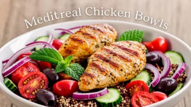 Homemade Mediterranean Chicken Bowls