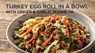 Veggie-Packed Turkey Egg Roll in a Bowl
