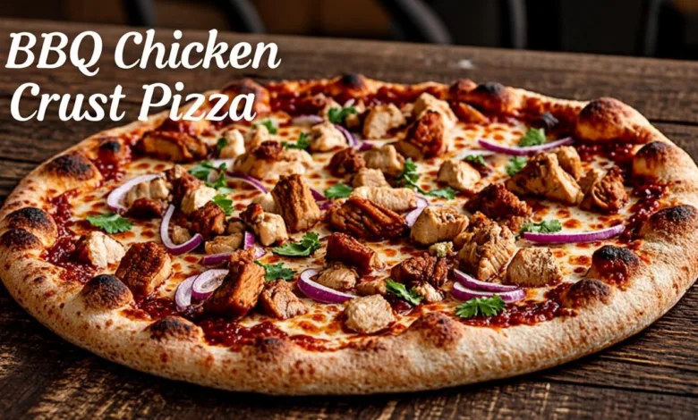 BBQ Chicken Crust Pizza