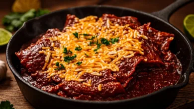 Ground Beef Enchilada Skillet