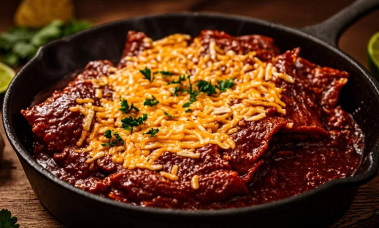 Ground Beef Enchilada Skillet