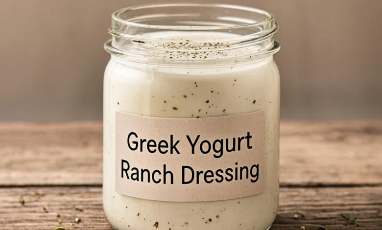 Blender Greek Yogurt Ranch Dressing