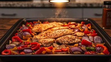 Sheet Pan Chicken Fajitas