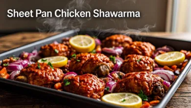 Sheet Pan Chicken Shawarma