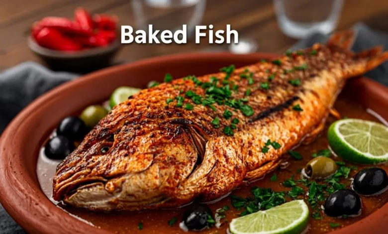 Spicy Moroccan Baked Fish