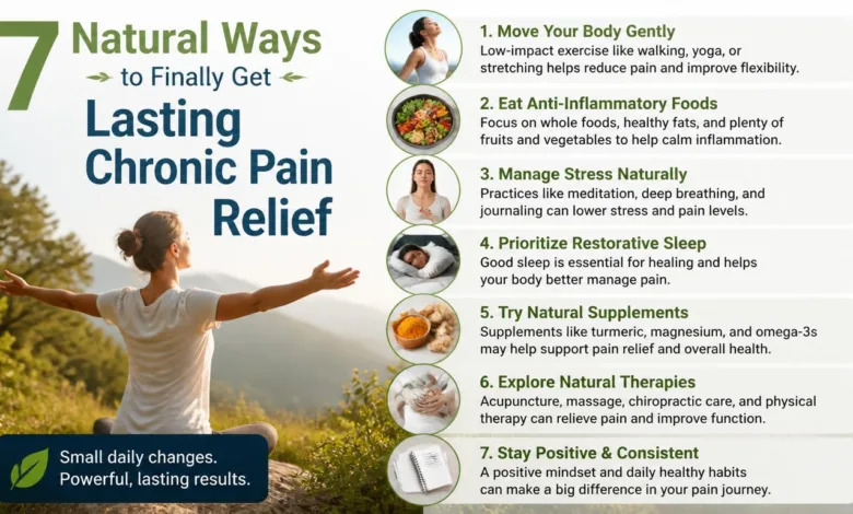 Stop Masking the Pain: 7 Natural Ways to Finally Get Lasting Chronic Pain Relief