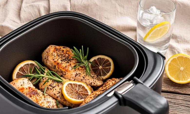 Air Fryer Lemon Herb Chicken Breast