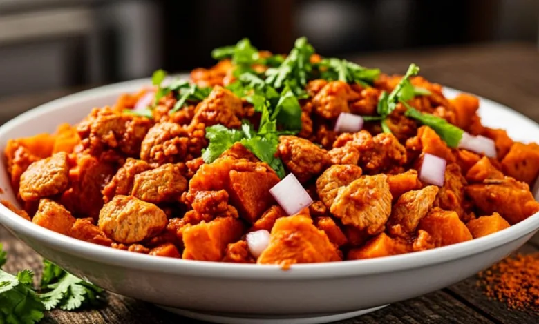 BBQ Chicken Roasted Sweet Potato Bowls