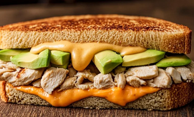 Chicken Avocado Melt Sandwich