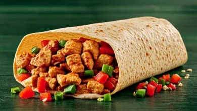 Chicken Bell Pepper Ranch Burritos