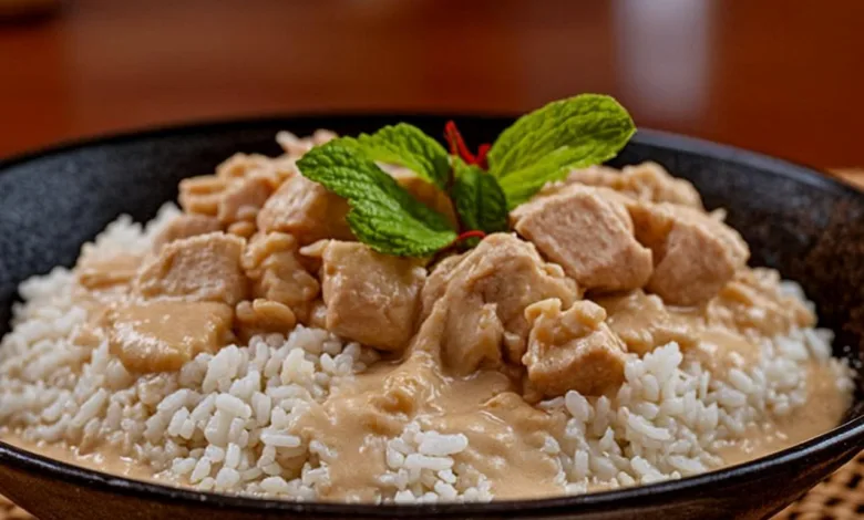 Coconut Chicken Rice Bowl