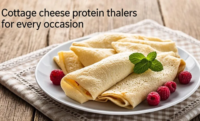 Cottage cheese protein thalers for every occasion