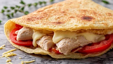 Crispy Air Fryer Chicken Mozzarella Wraps