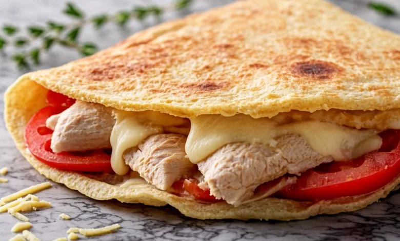 Crispy Air Fryer Chicken Mozzarella Wraps