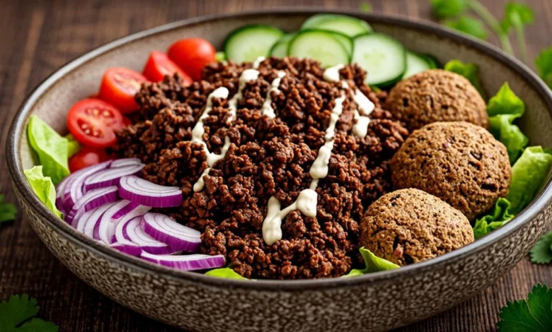 Ground Beef Shawarma Bowls