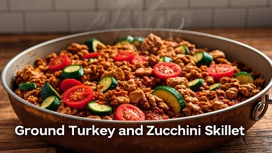 Ground Turkey and Zucchini Skillet