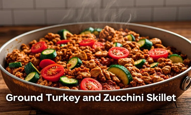 Ground Turkey and Zucchini Skillet