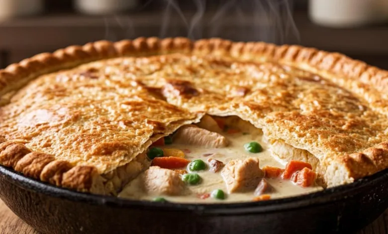 Irresistible High Protein Chicken Pot Pie
